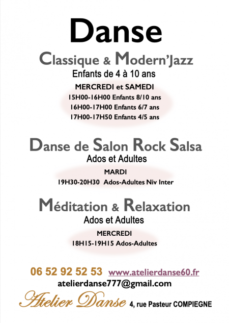 Atelier danse c baujoin classique modern jazz enfants